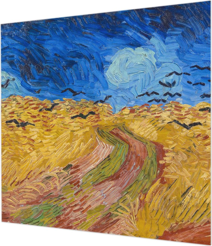 Wandtapete - Dekorative Tapete für Wohnzimmer - Tapetenfolie für Wanddekoration - 250x250 cm - Feldlandschaft