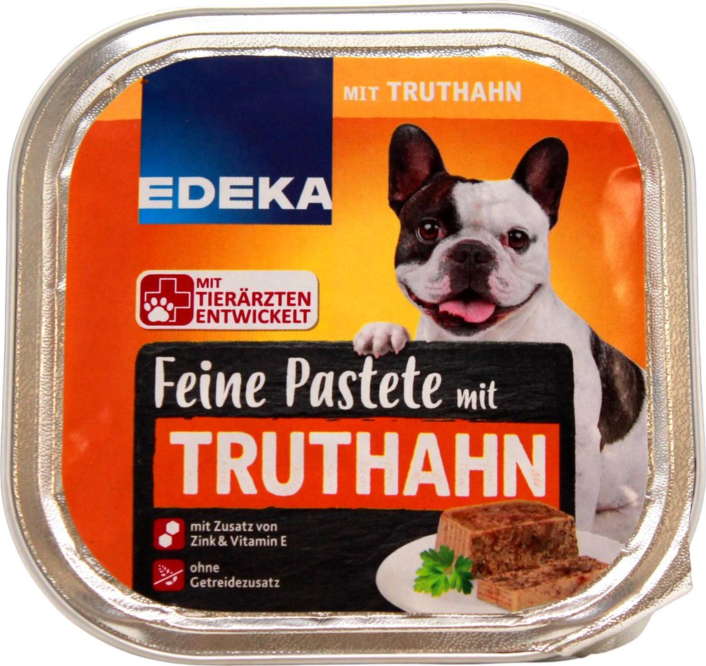 Feine Pastete Hundefutter mit Truthahn, 20er Pack (20 x Produktbild 
