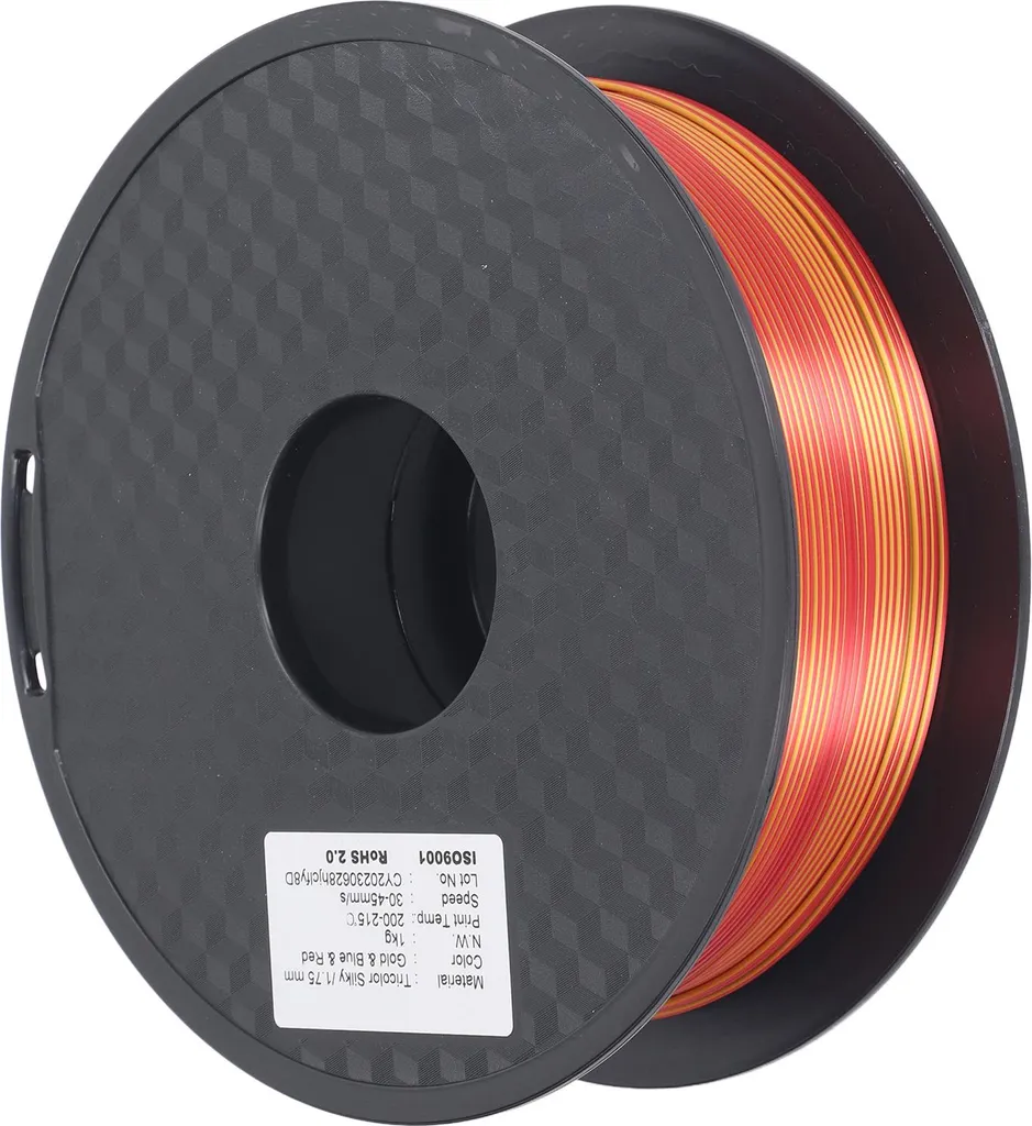 Filament PLA 1.75mm Or Bleu Rouge souple pour impression 3D de précision - 7