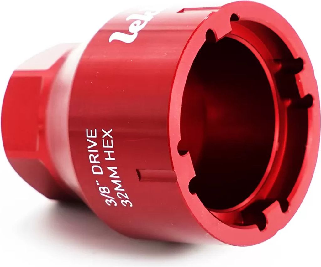 windmeile | Lekkie Four-42 Nuss V1 für BBS01 BBS02 BBSHD, Rot, 7075 T6 Aluminium, Motormontage ider inneren Sicherungsmutter, 4 Kerben, E-Bike Ped...