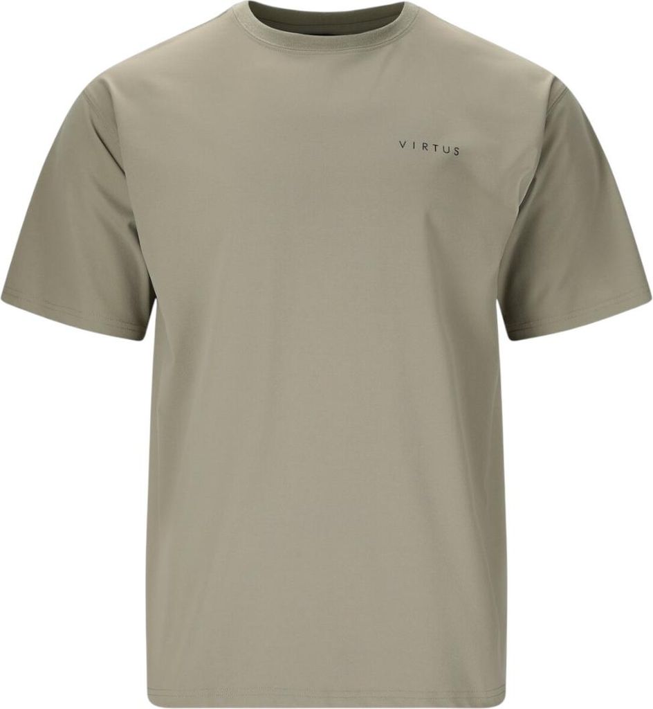 VIRTUS Dela Herren Outdoor T-Shirt mit Rückenprint beige M