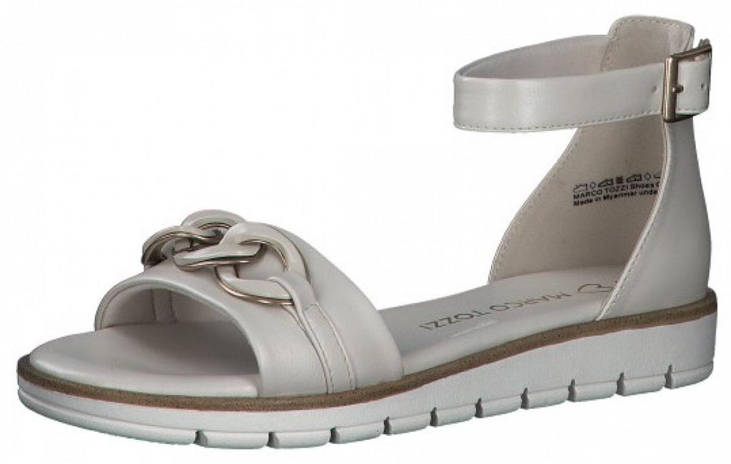 Marco Tozzi Damen Klassische Sandalen 2-28610-42 403 Farbe: Beige Größe: 39