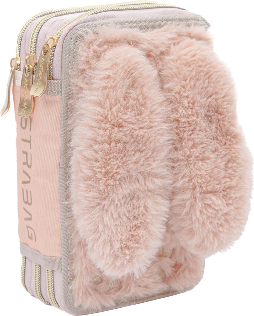 Dreifaltige Federmappe mit Zubehör Fluffy Bunny AC31 Produktbild 
