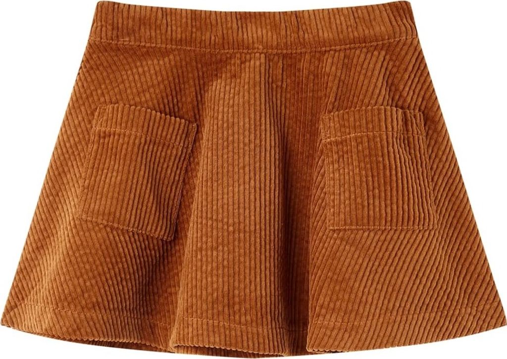"2026 Promotion" Kinderrock mit Taschen Cord Cognac 92 - Trainingshosen CC619