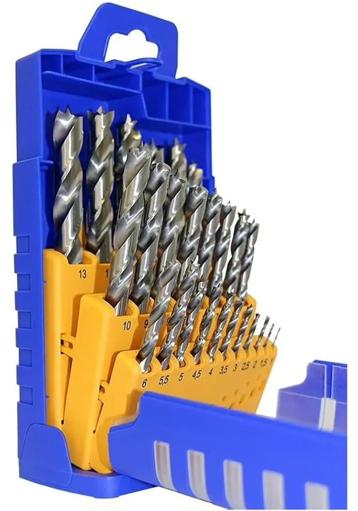 Forets HSS Haute Précision 1-13 mm D-Work - 25 Mèches Acier Durable