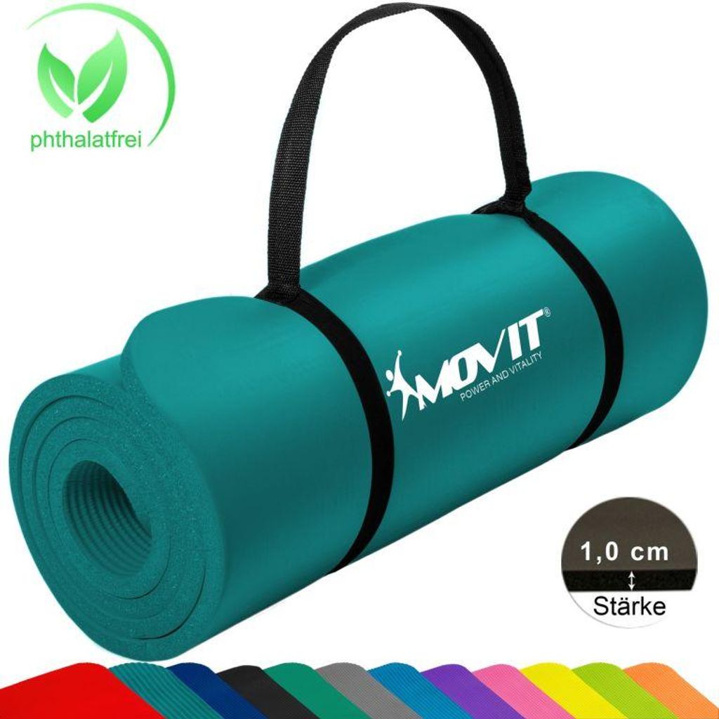 MOVIT Gymnastikmatte Pilates, Gymnastik, Yoga, Matte - Produktbild 