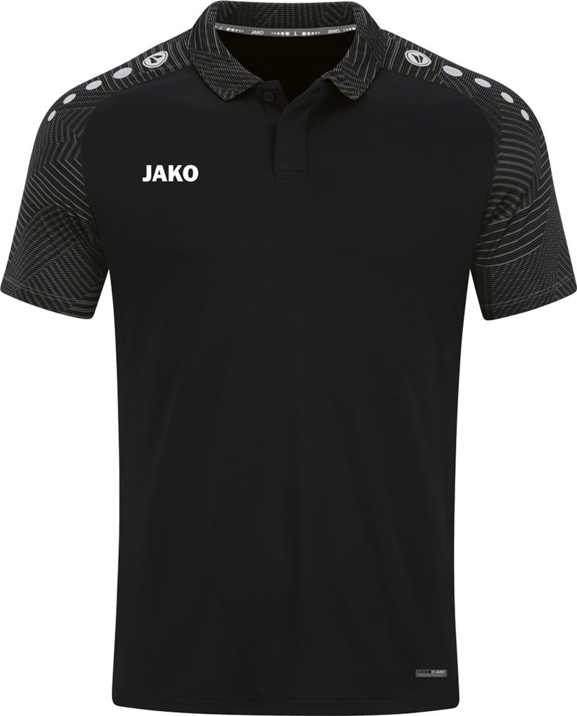 Jako Performance Poloshirt Kinder - Schwarz / Anthra Light