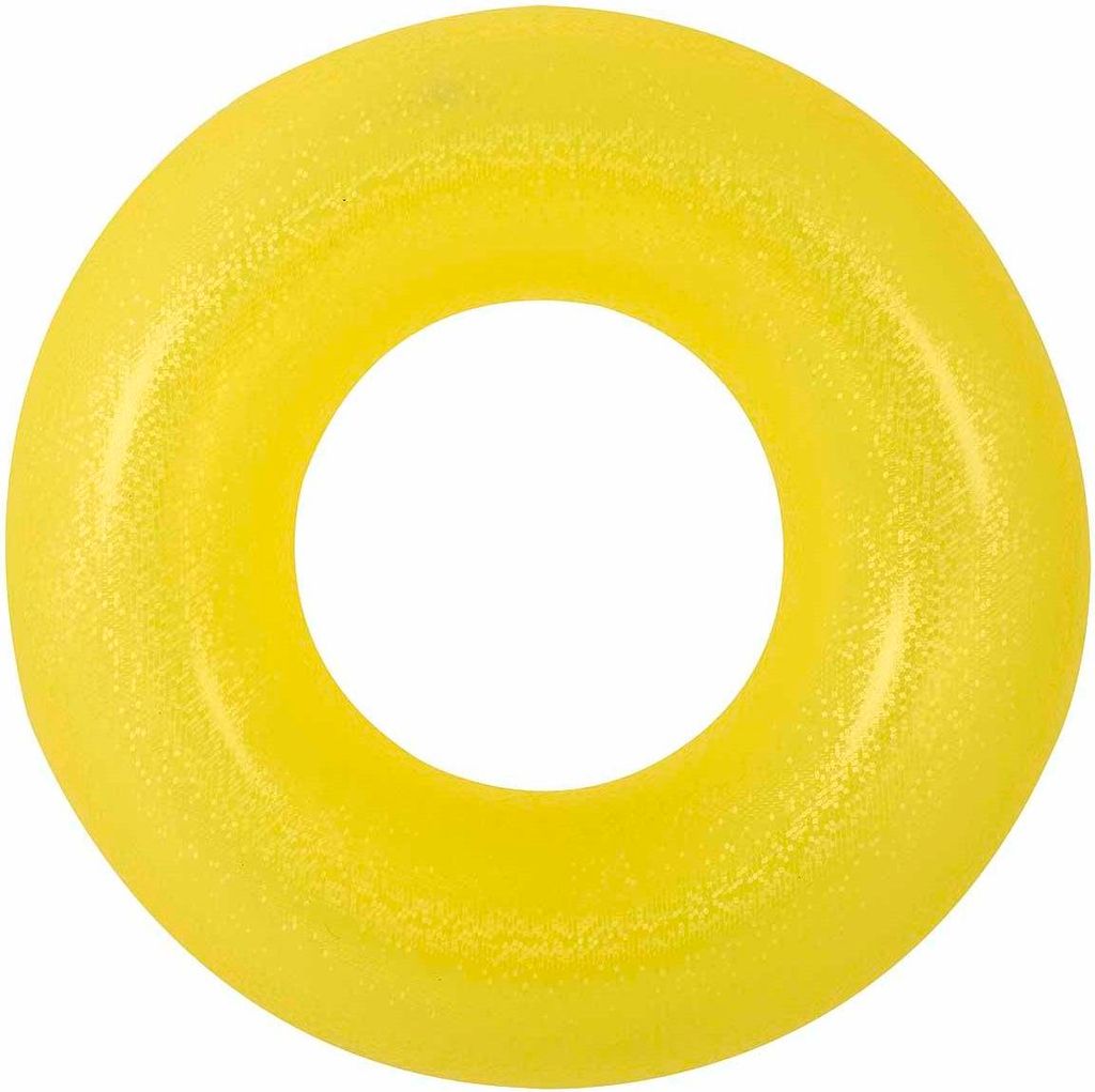 Bouée « Mosaïque » 90 cm – jaune, Sun Club – PVC 0,22 mm, Image du produit 
