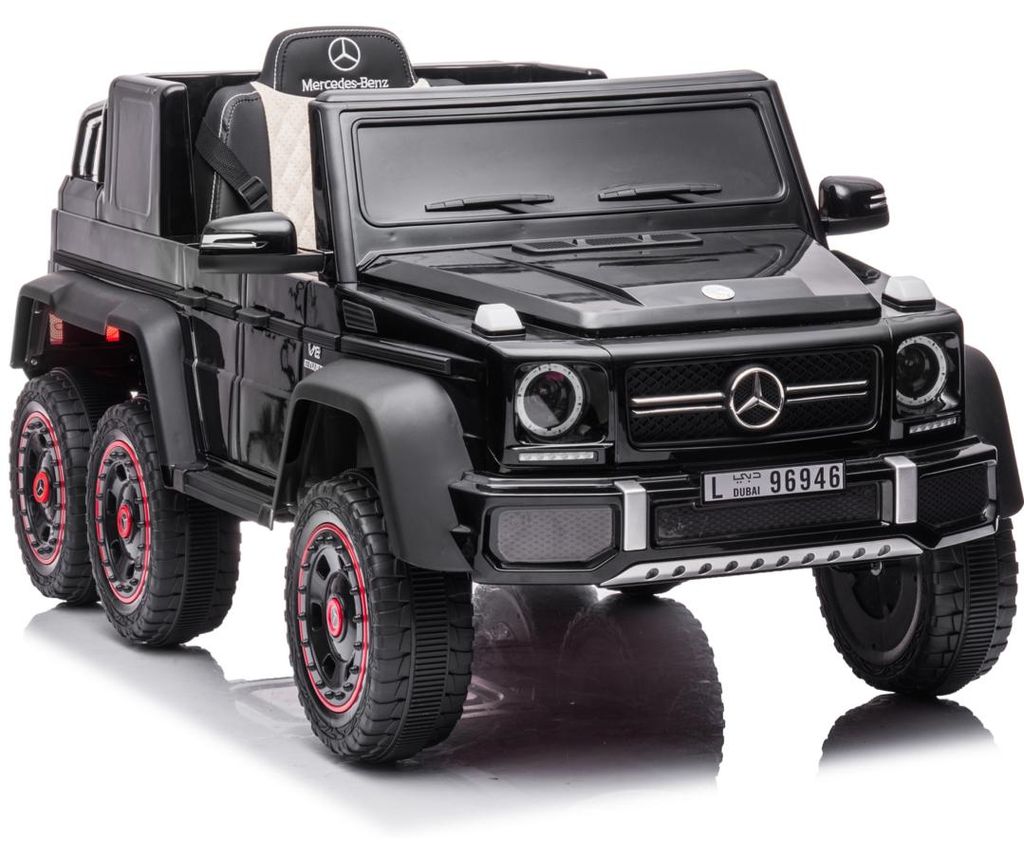 Mercedes G63 6x6 AMG Kinder-Elektroauto 12V Schwarz Produktbild 