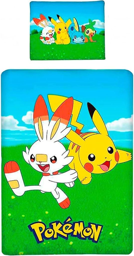 Pokemon - Bettwäsche - 140 x 200 cm + 70 x 90 cm