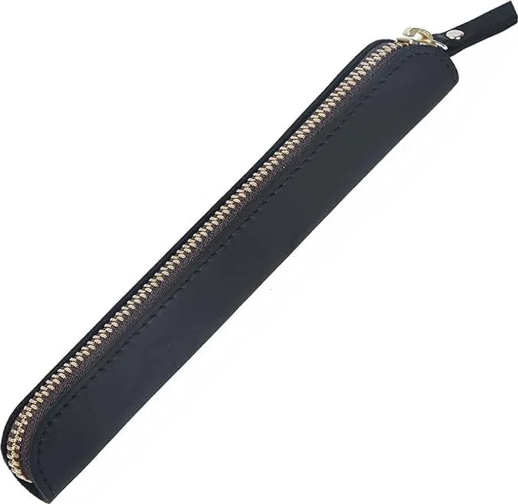 Étui de protection pour stylos en cuir noir : finissez-en avec le désordre