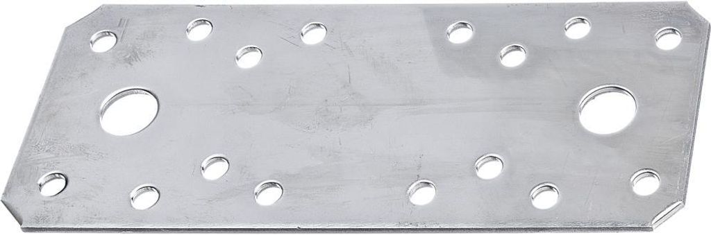 GAH Alberts Flachverbinder gerade 133x55x2mm mit CE-Nein Edelstahl