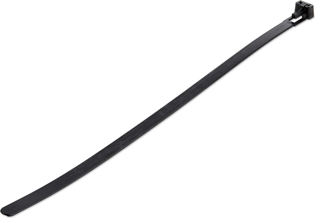 StarTech.com 25,40cm (10")(25cm) Reusable Cable Ties, 1/4"(7mm) wide, 2-1/2"(65mm) Bundle Dia