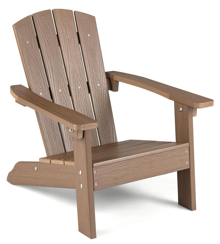 Krzesło COSTWAY Adirondack, odporne na warunki Zdjęcie produktu 