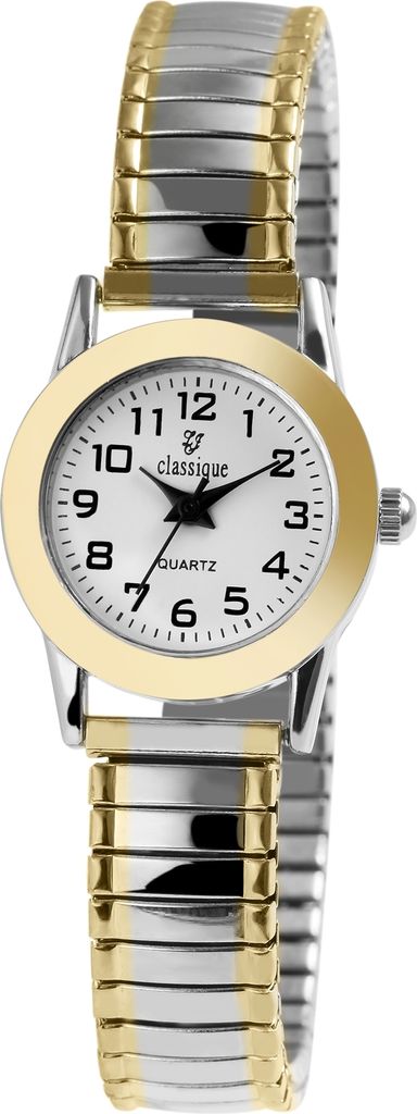 Classique Damenuhr mit Metallzugband Produktbild 