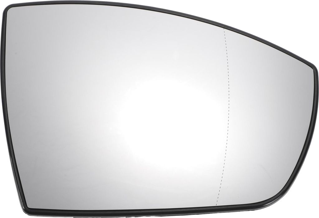 Rechter Seitenspiegelglas-Ersatz mit Heizung und Rückenplatte asphärisch weiß für Ford Kuga 2008-2012.