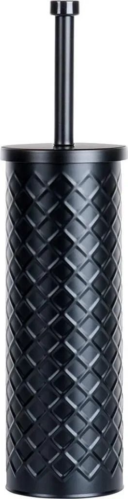 Brosse WC anti-stagnation avec support égouttoir métal noir hygiénique - 9