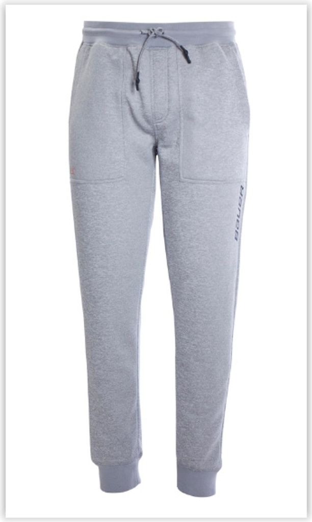 BAUER HEAVYWEIGHT FLEECE JOGGER FIRST LINE SR., Größe:XL, Farbe:grau