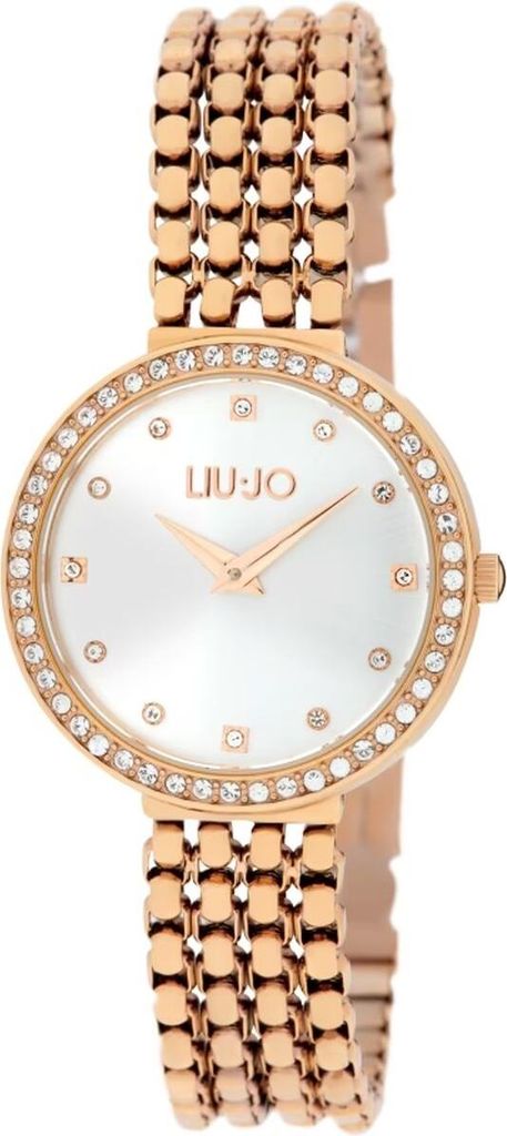 LIU JO Damen Armbanduhr, Modell TLJ2199, 28 mm Durchmesser, Farbe Gold