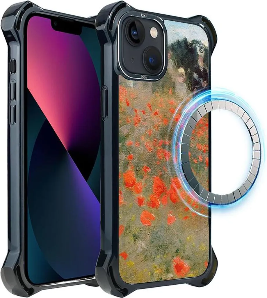 Coque antichoc iPhone 13 ultra résistante MagSafe Claude Monet peinture