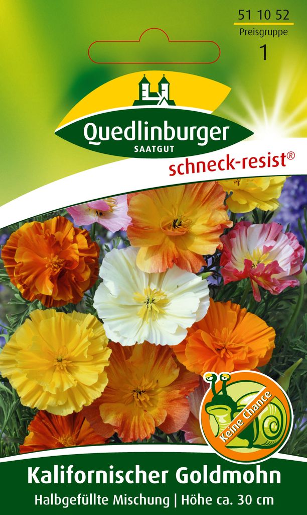 Kalifornischer Goldmohn, Halbgefüllte Mischung Produktbild 