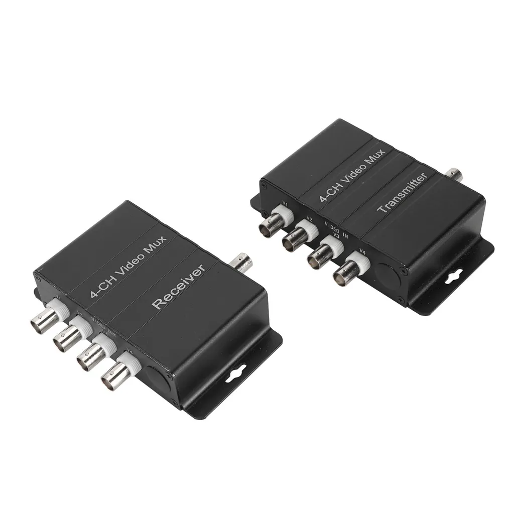 Multiplexeur vidéo 4 canaux HD vers câble coaxial série MUX-V4-2024