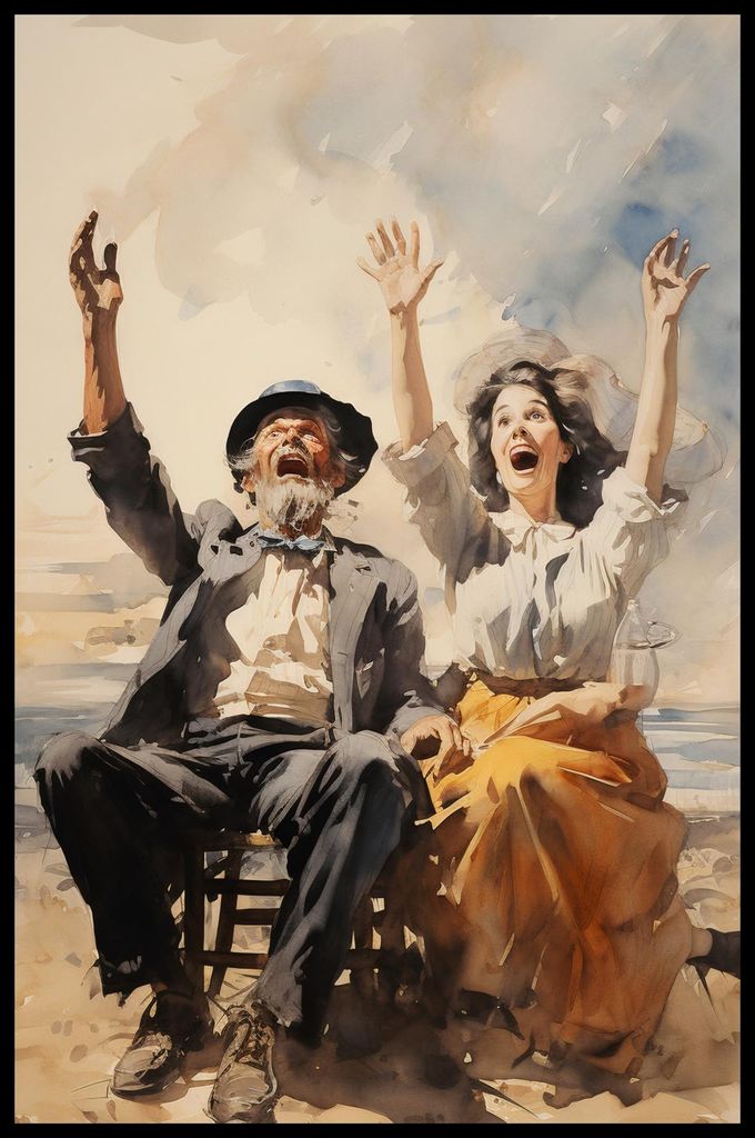 Plakat 56,6x86,4cm Momente der Freude