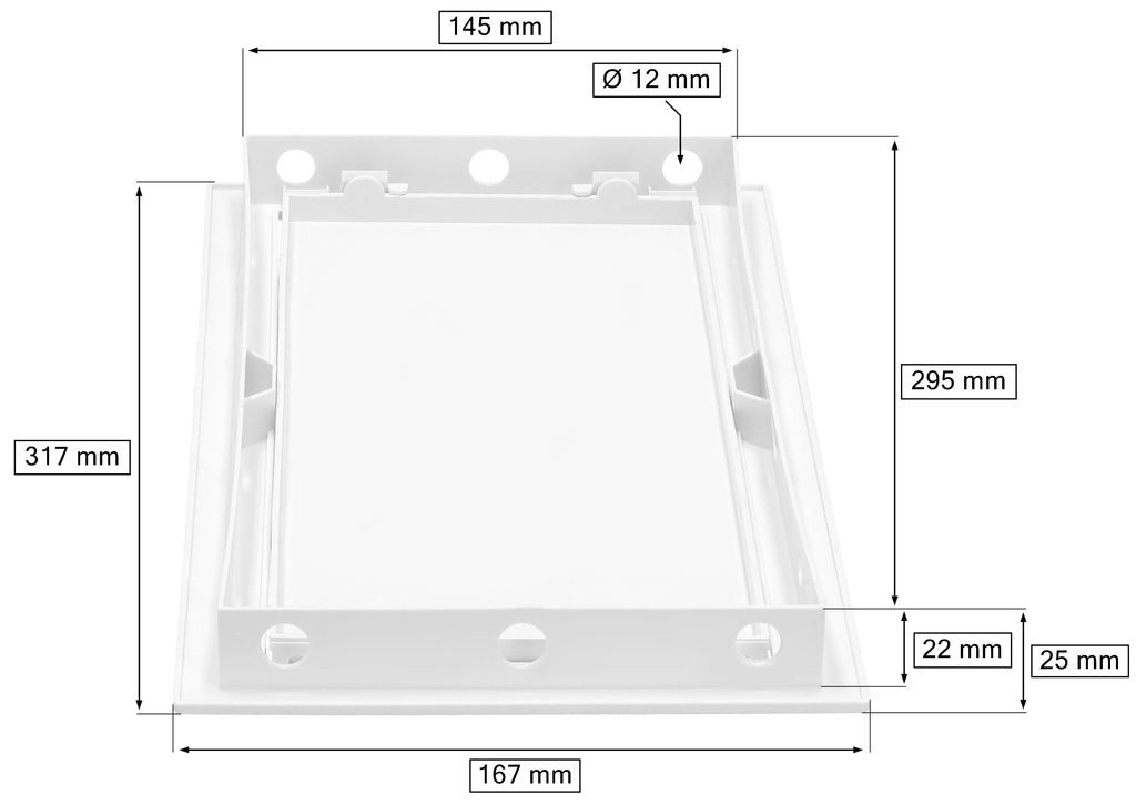 KOTARBAU® Revisionstür Revisionsklappe 15x30 cm zum Produktbild 2