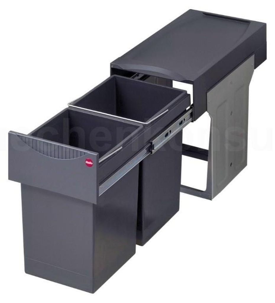 Hailo Abfallsammler 3666101 TA Swing Tandem 2x 15 Liter Produktbild 