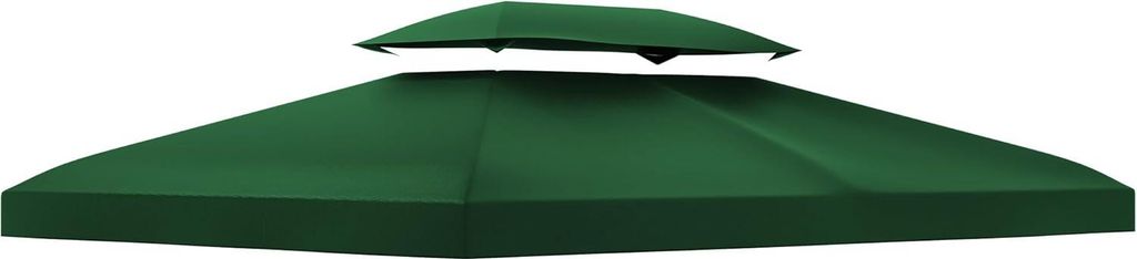 Ersatzdach für Metallgartenpavillon 3x4m - Polyester, Schatten und Schutz