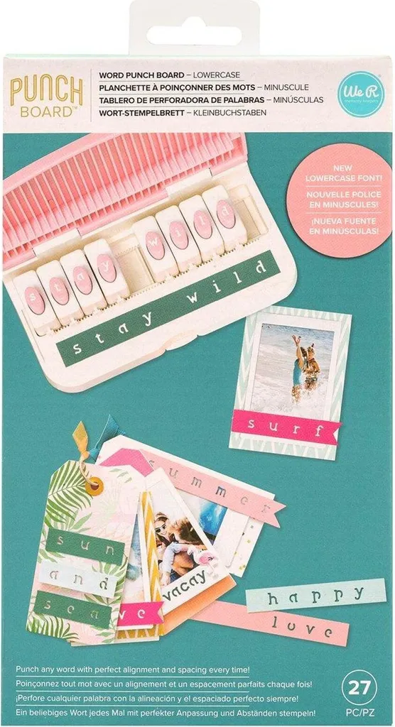 Performatrice de Mots We R Memory Keepers avec Blocs Lettres Interchangeables - 2