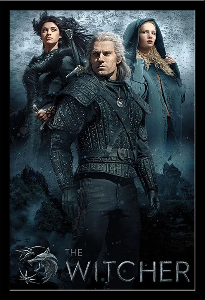 Cadre avec Poster The Witcher Connected by Fate, Vitre Acrylique 61x91