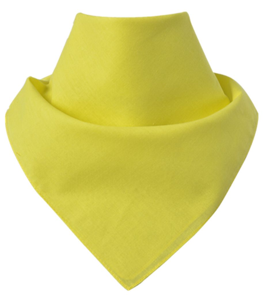 Bandana Uni Gelb Produktbild 