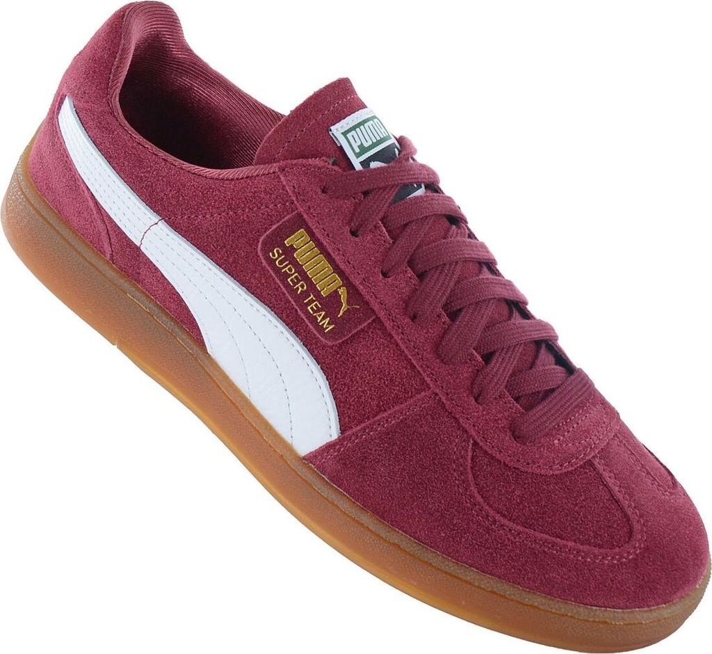 Puma Super Team Suede - Herren Sneakers Schuhe Rot 397514-03 , EU 45 UK 10.5