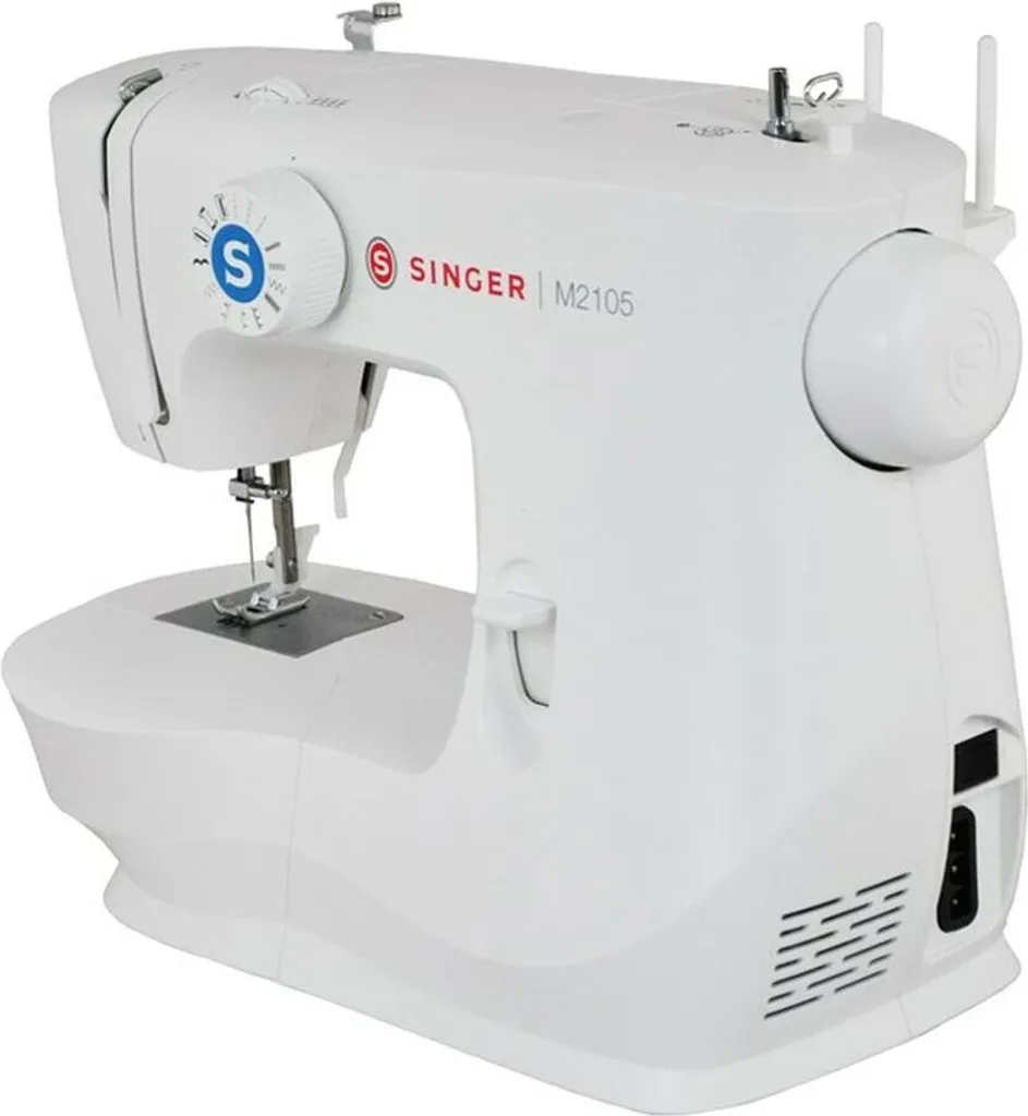 Machine à coudre Singer M2105 blanche compacte avec 8 points de couture