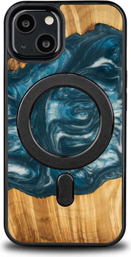 Bewood Unique iPhone 13 Cover 4 Elementi MagSafe - Legno e Resina