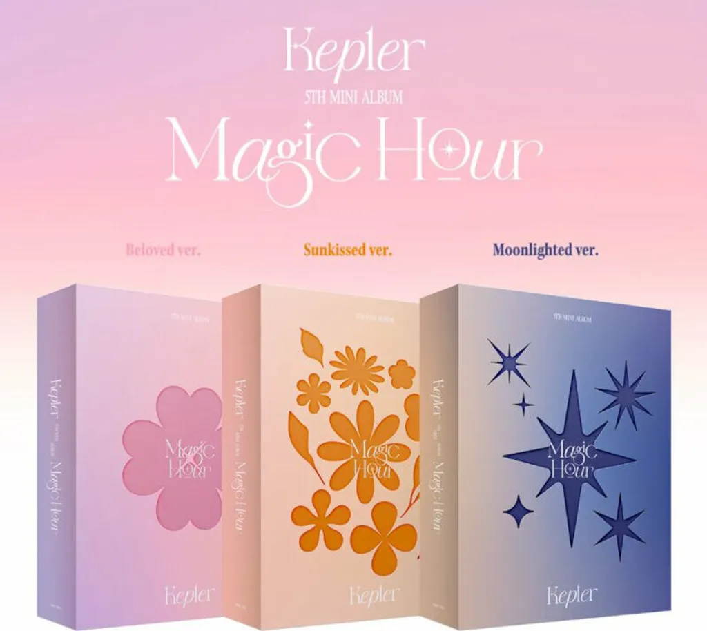 Album K-Pop Kep1er Magic Hour en Coffret CD avec Photobook Exclusif