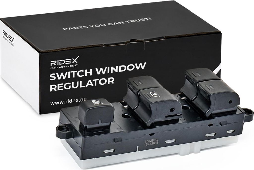 RIDEX 1761S0076 Fensterheberschalter für NISSAN Qashqai / Qashqai +2 I (J10, NJ10) Vorne Links Fensterheber Schalter