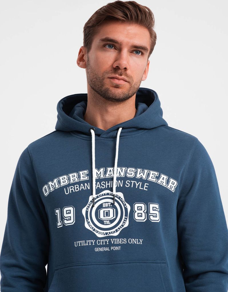 Ombre Clothing Herren-Kapuzenpullover mit Kapuze Ngum gewohnheiten L