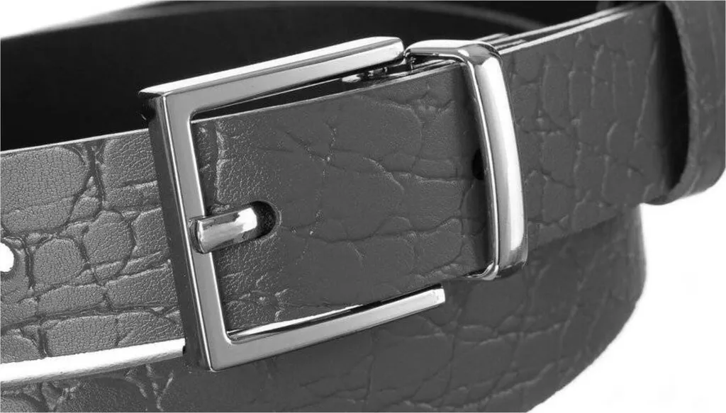 Rovicky DHZPDS25GK33956 Cintura Uomo Pelle Nera - Qualità Garantita - 2