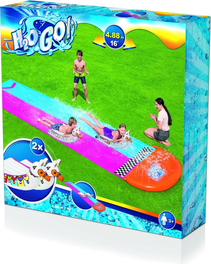 BESTWAY Toboggan aquatique + jet Lama B52320 68897 Image du produit 