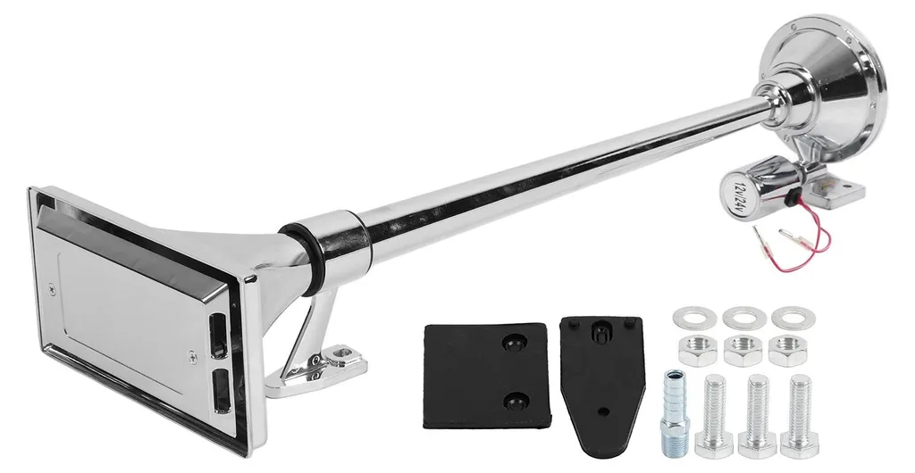 Klaxon électronique puissant de 145 dB en zinc avec cache pour camions