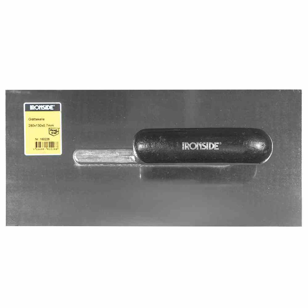 Ironside 105-10280IS Glättekelle rfr. 280mm rostfrei, schwarz/grausilber