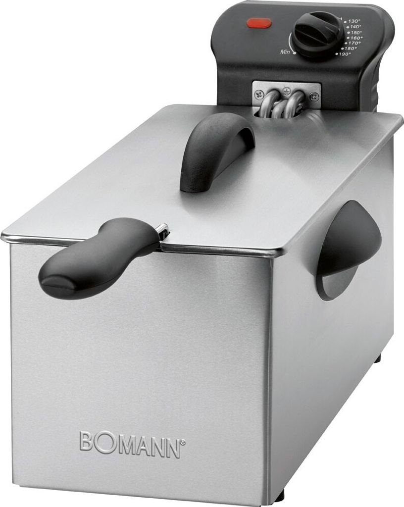 BOMANN Friteuse FR 2264 CB 2000 W acier inoxydable/noir Image du produit 