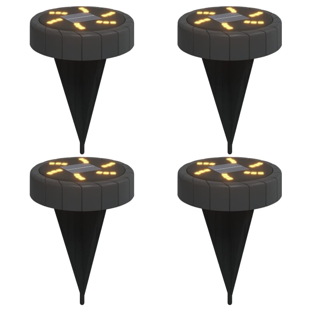 vidaXL Luci solari a terra con picchetto a terra 4 pz. Immagine del prodotto 