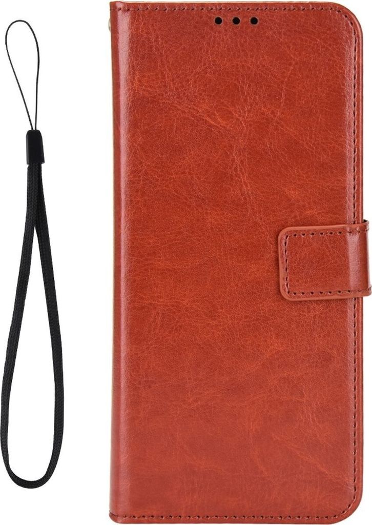 Mobigear Wallet TCL 30 Plus Hülle Klapphülle Geldbörse - Braun