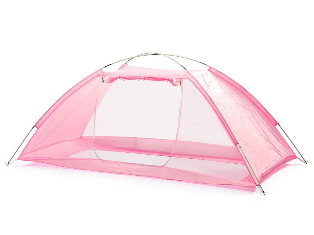 Deconet TENDA Moskitonetz-Zelt, 100 x 200 cm, 1 Person, Rosa