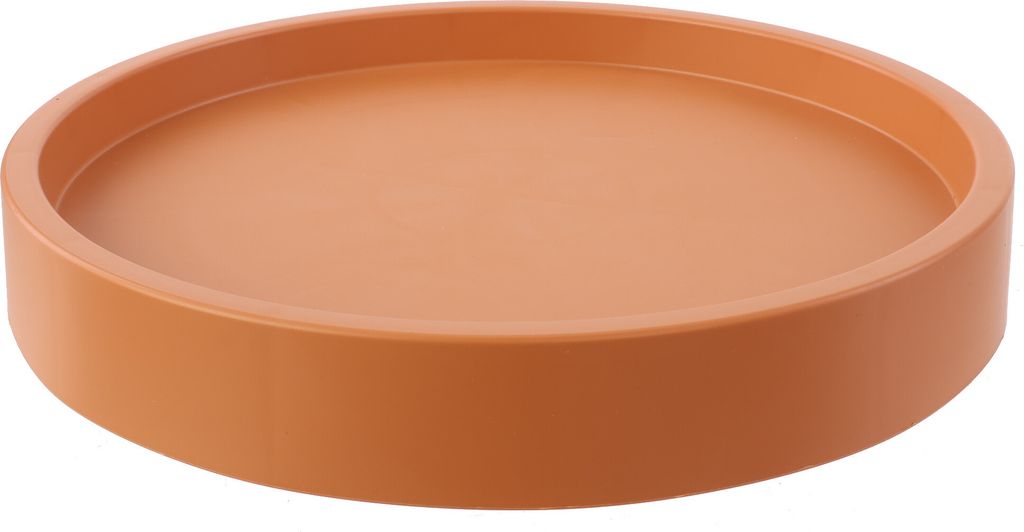 Plattform auf Rollen Runde Ø 37 cm Beweglicher Sockel für einen beweglichen Blumentopf, rund für Blumentöpfe und Blumenbeete auf 4 Rollen Garte...