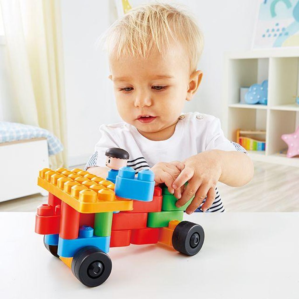 PolyM Bausteine Creative Starter Kit 25-teiliges Spielzeugset multicolor