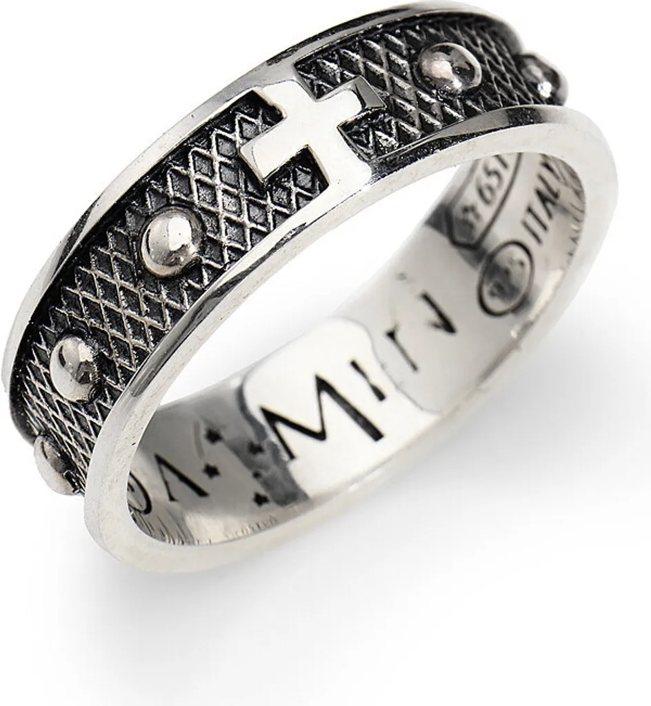 Anello Amen Nero 22 Collezione Rosari - Il Compagno di Ogni Giorno